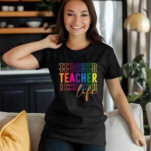 Teacher Life Graphic T-Shirt